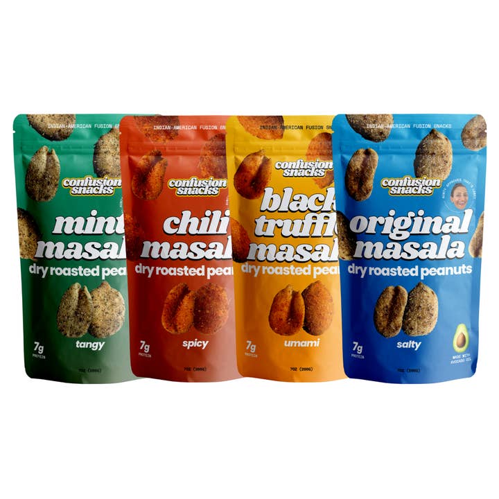 Confusion Snacks - Wholesale Nuts - Dry Roasted Peanuts - All Variety Pack