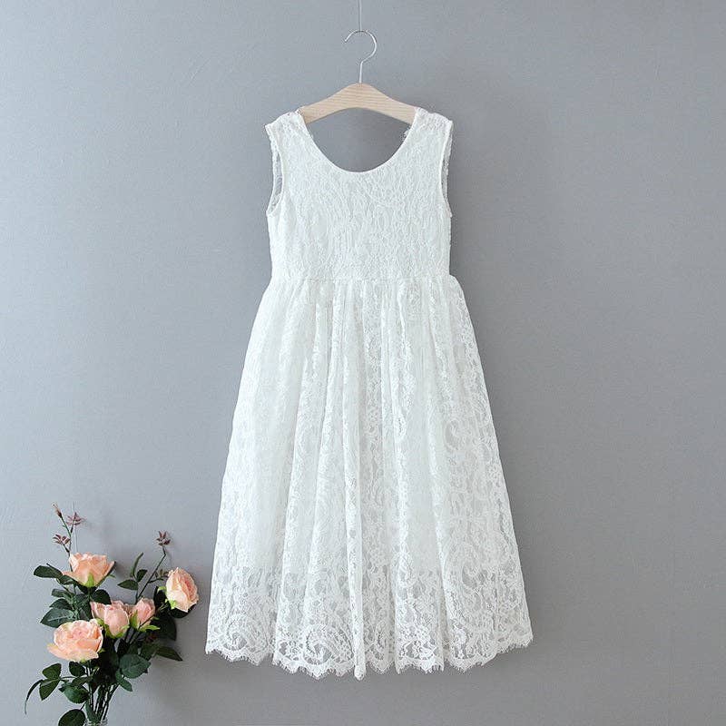 Nicolette's Couture - Wholesale Dress - Kids - The Ophelia Dress - White0