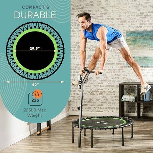 LifePro - Wholesale Fitness Equipment - Lifepro JumpTrack 40" Rebounder Trampoline with Counter 6