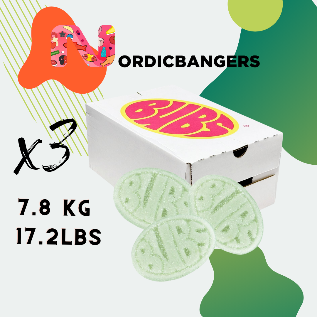 Nordicbangers - Swedish Candy Supply - Wholesale Gummy - Bubs Swedish Candy Cool Pear Mini 2.6kg - Mix your Candy1
