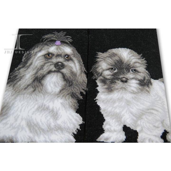 JHJ International Company Limited - Wholesale Socks - Men's - Dogs Ankles - Shih Tzu Men Size1