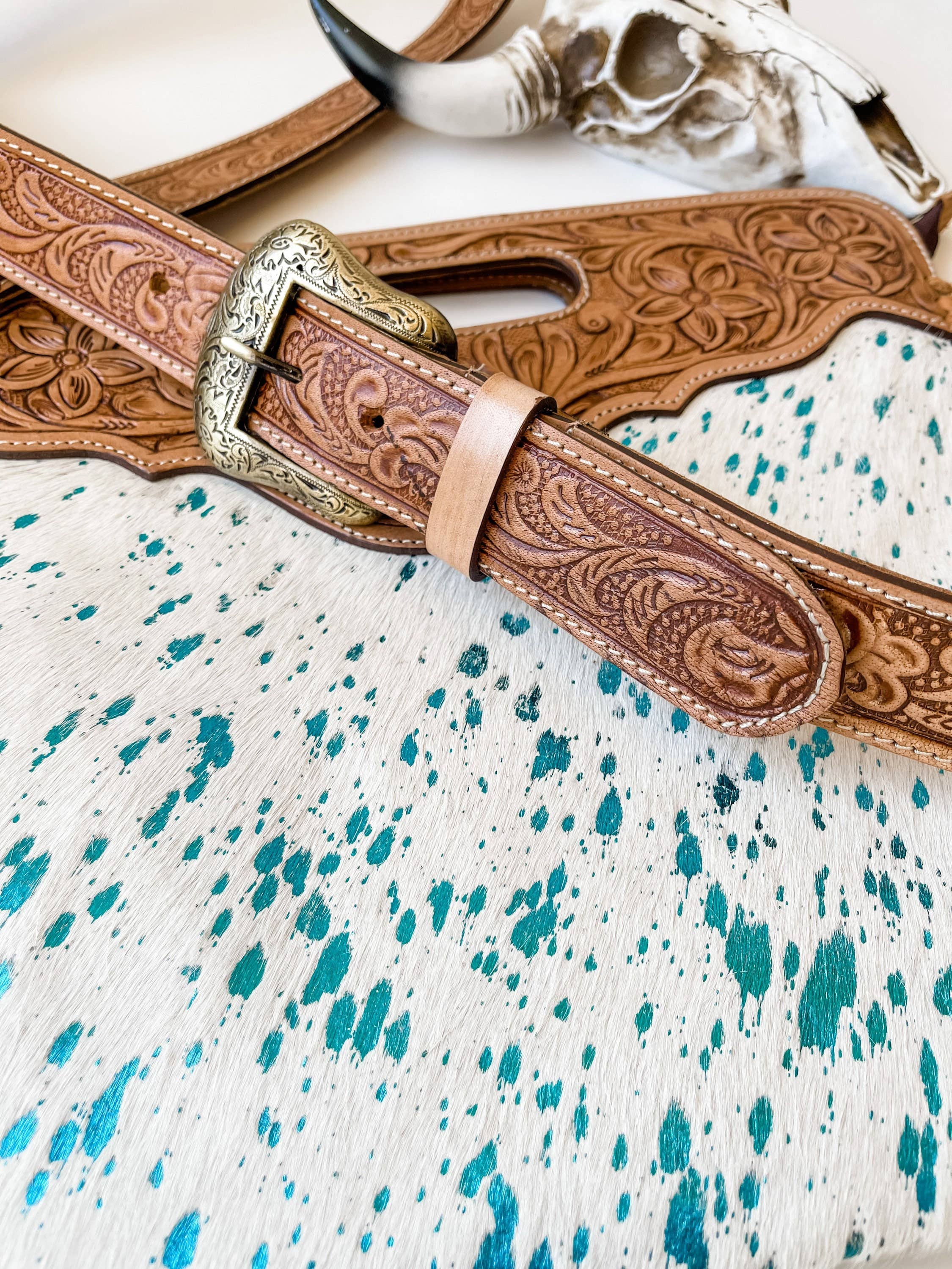 Boho Ranch Shop - Wholesale Bag Strap - Women's - Western Hand Tooled Purse Strap4