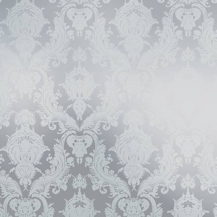 Damsel Platinum Peel and Stick Wallpaper, 28 sq. ft. for wholesale by Tempaper & Co ®