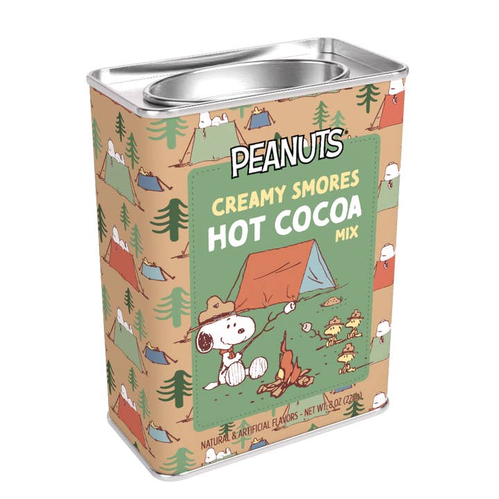 McSteven's - Wholesale Hot Cocoa Mix/Kit - Peanuts® Snoopy Camp Life S'mores Cocoa (8oz Tins)2