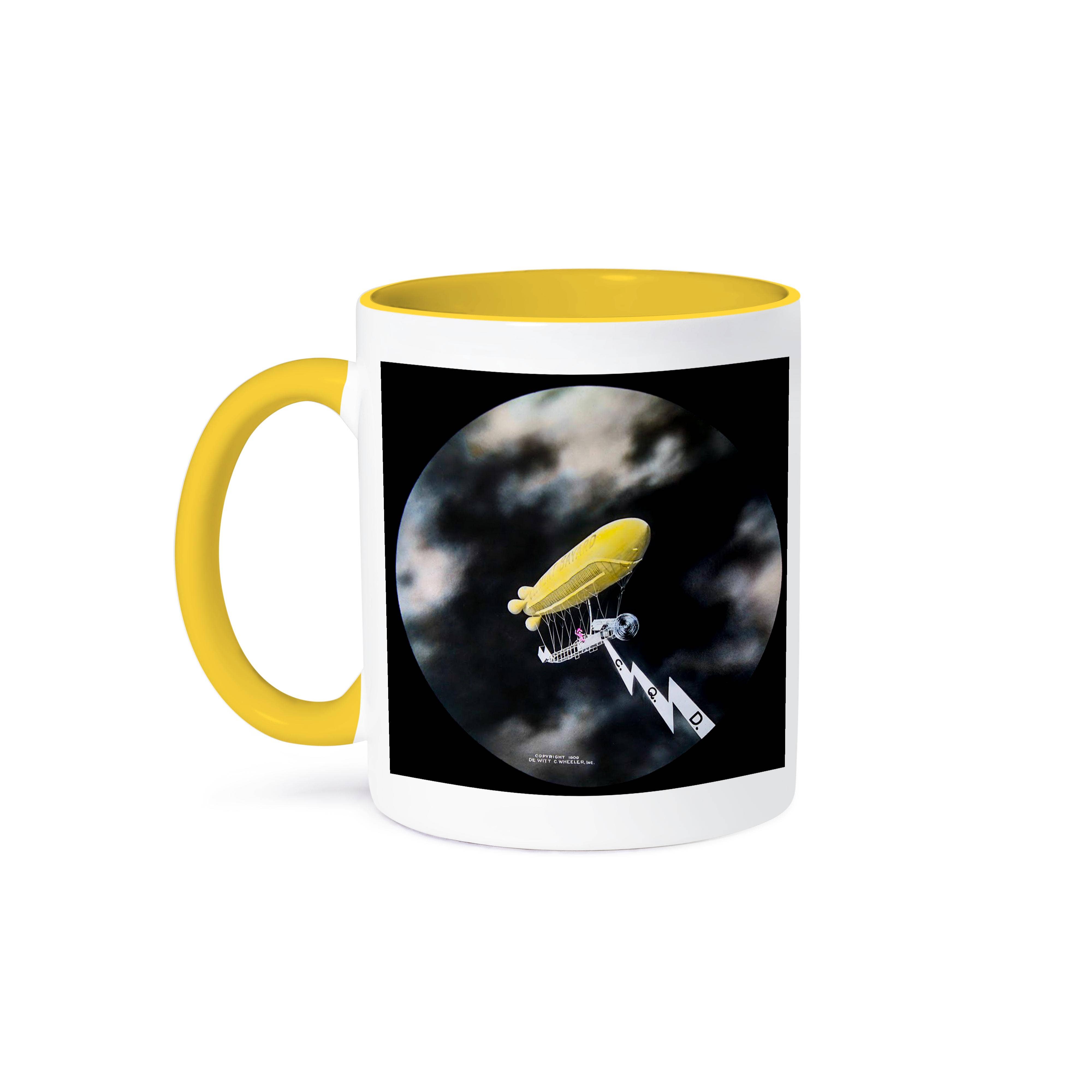 3dRose - Wholesale Coffee Mug - 3dRose, 1909 Zeppelin Airship Magic Lantern Slide Dawn of Aviation, Mug0
