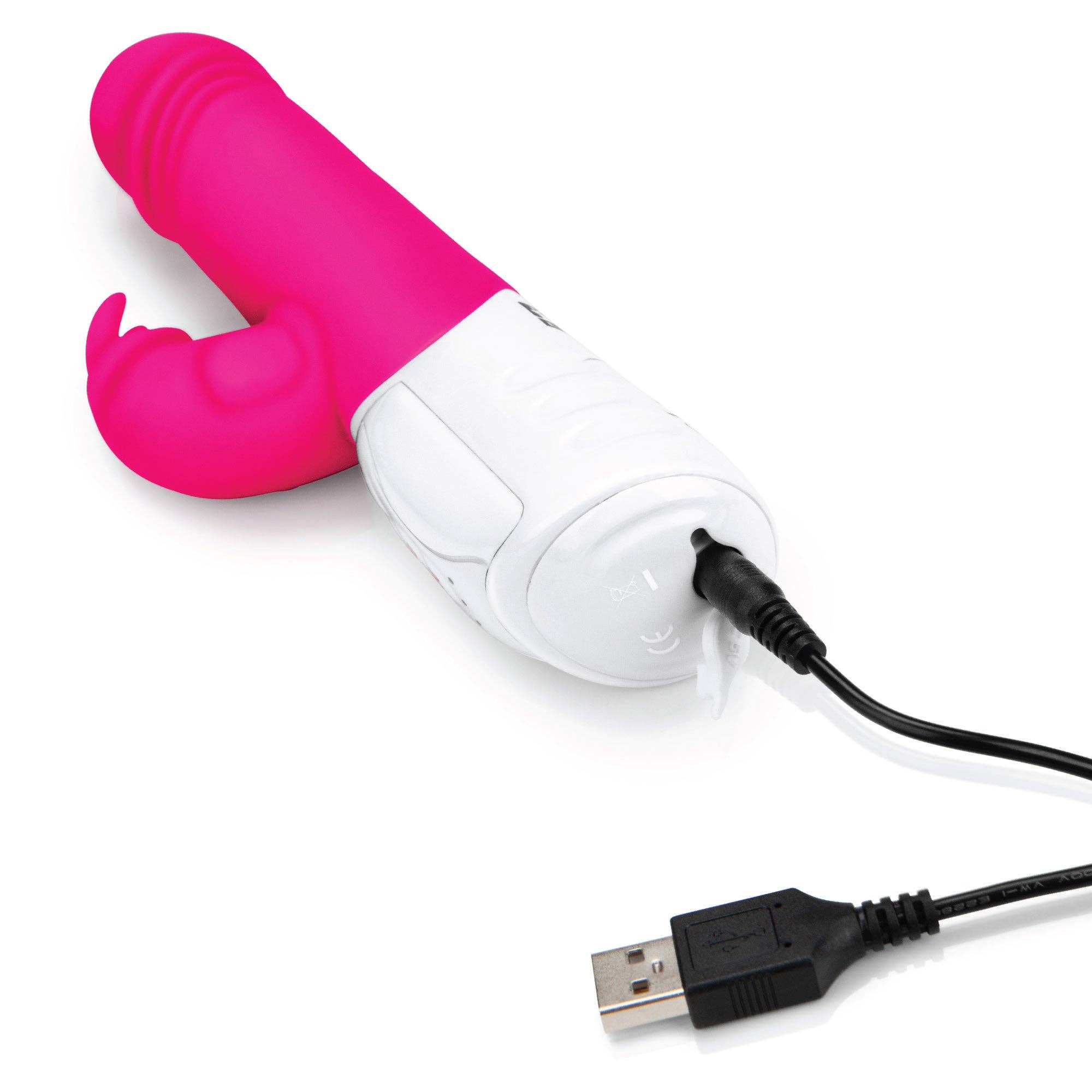 Lux Fetish Store – wholesale Sex toy – Thrusting Rabbit Vibrator with Throbbing Shaft10
