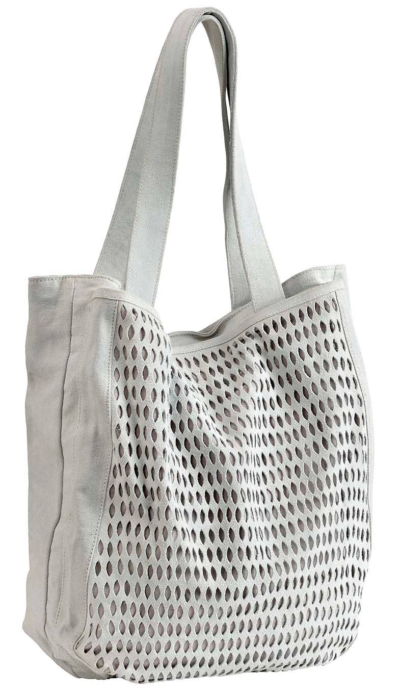 Mkr International - Vente Pochette – femme - Sac cabas en nubuck gris0