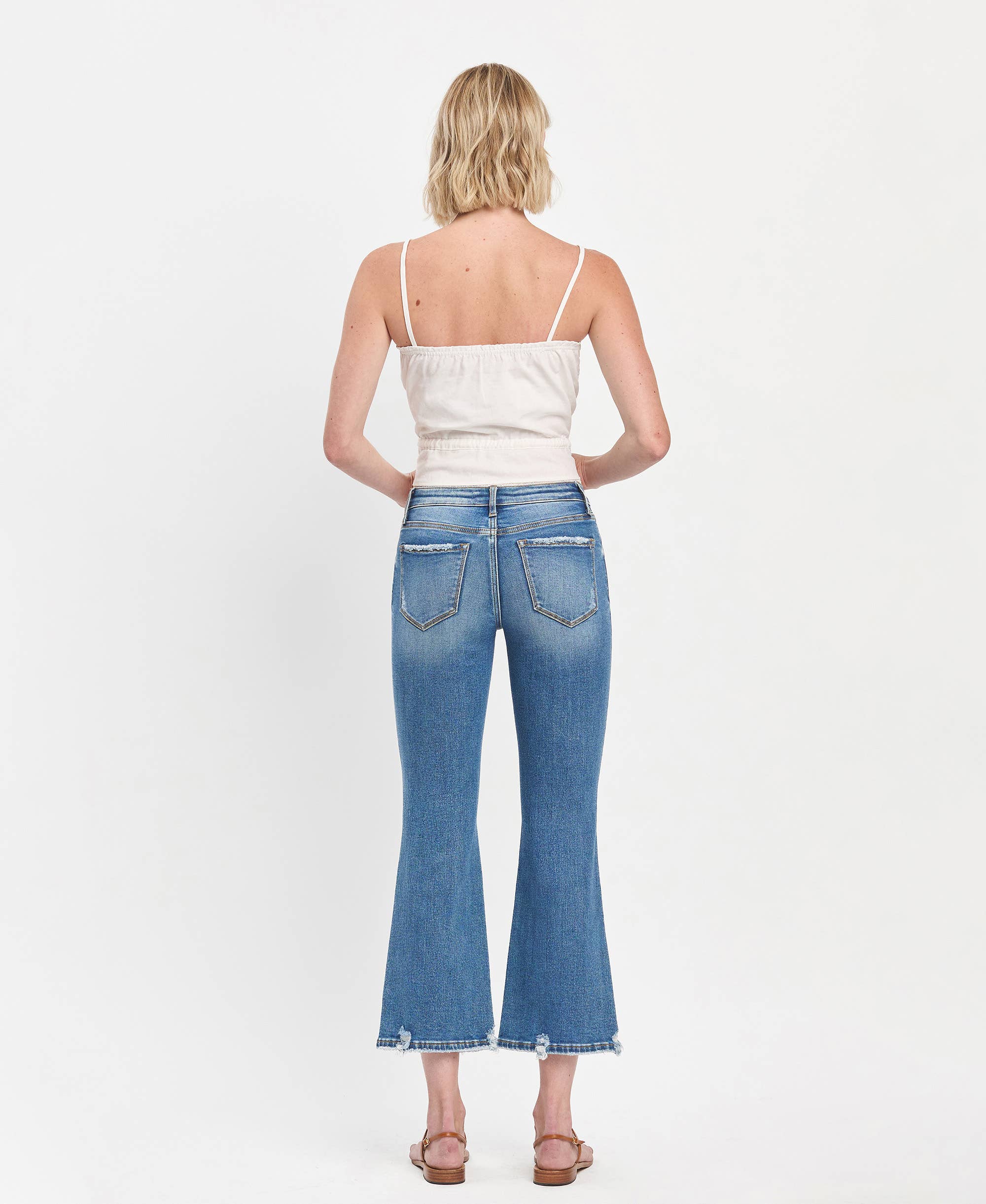 SALUTARY MID RISE KICK FLARE JEANS LV1410 for wholesale on Faire6
