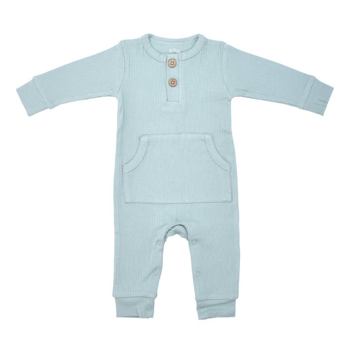 Three Little Tots - Wholesale Rompertje - Baby - Baby ribgebreide romper met zakken1