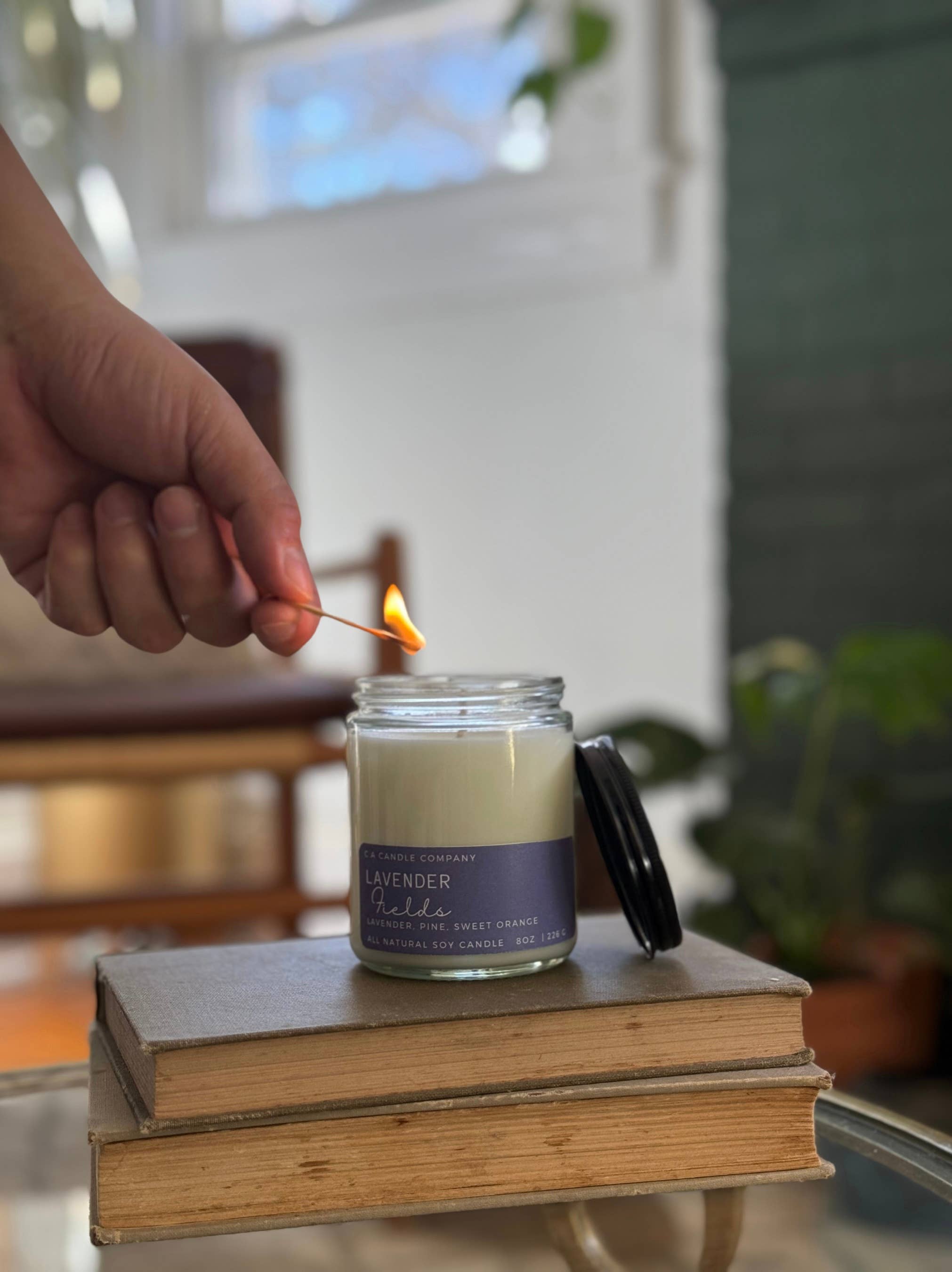 C.A Candle Co. - Wholesale Jar/Filled Candle - 8oz Soy Candle Old North State Collection3