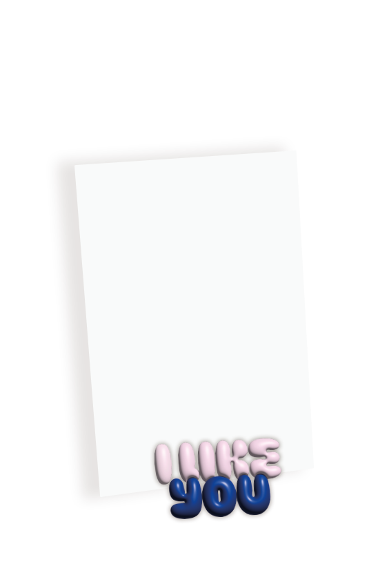 The Gift Label - Wholesale Picture Frame - Photo holder - I Like You0