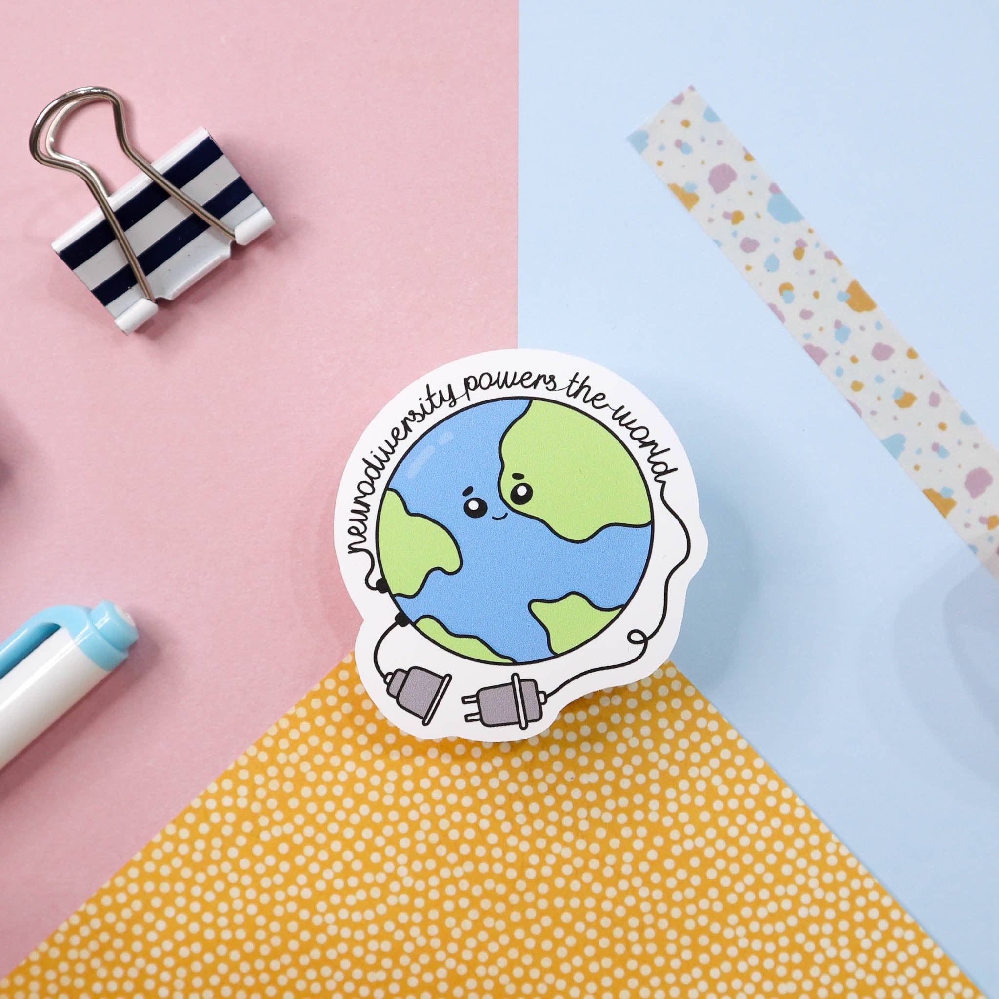 Sunshine Lane - Wholesale Sticker - Neurodiversity powers the world sticker2