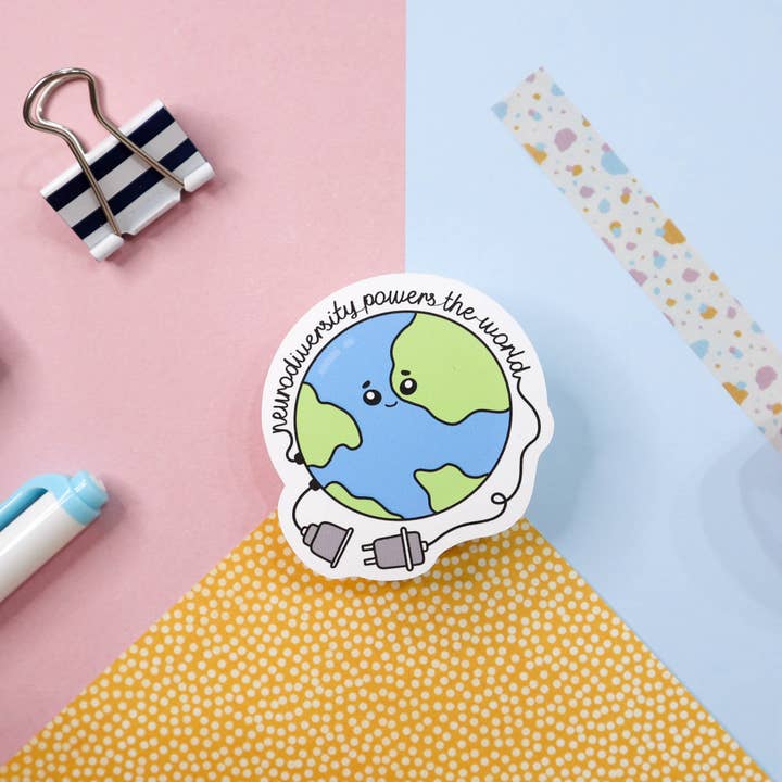 Sunshine Lane - Wholesale Sticker - Neurodiversity powers the world sticker2