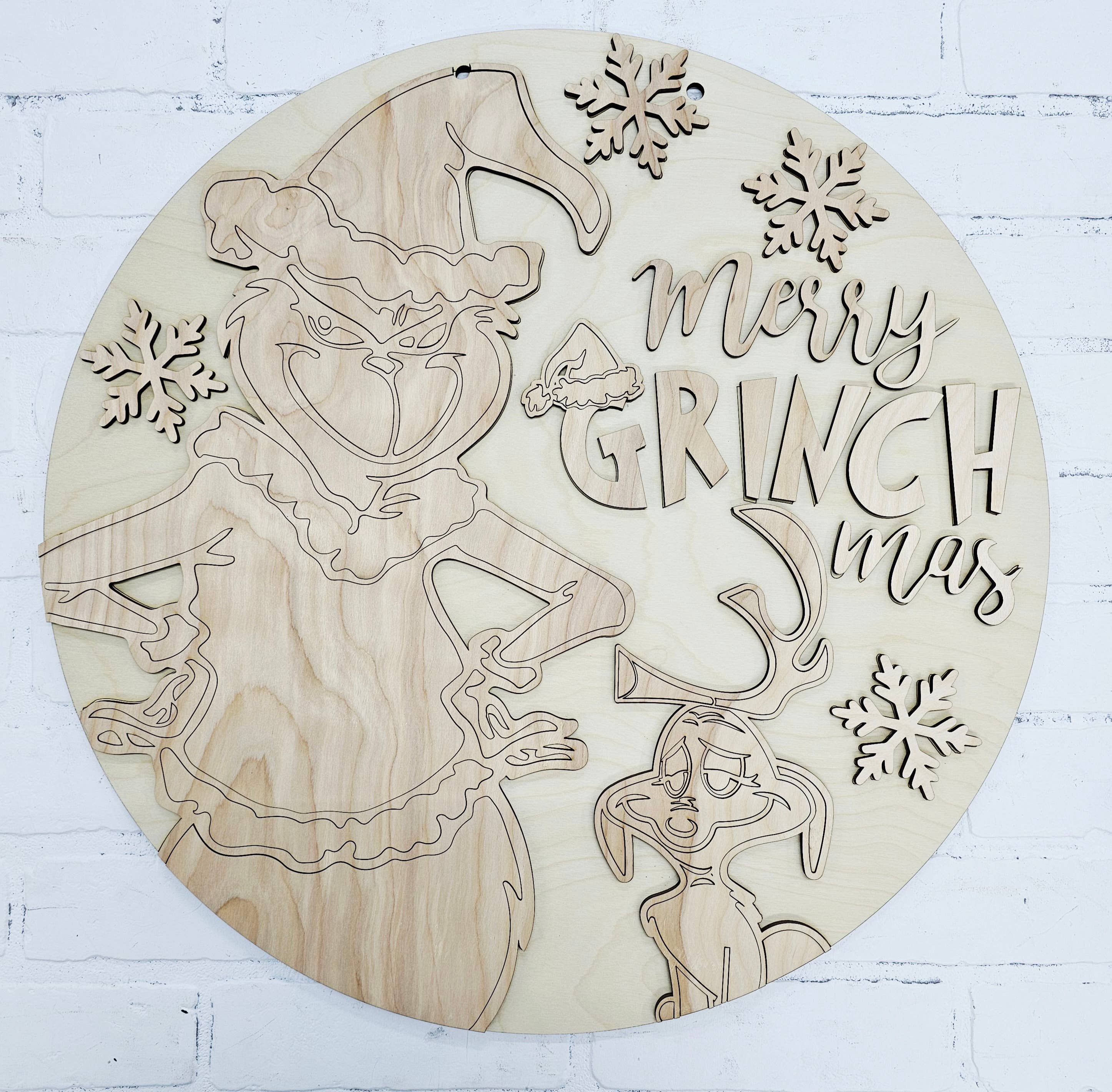 Teal Moon Creations - Wholesale DIY Craft Kit - DIY Grinch and Max Door Hanger4