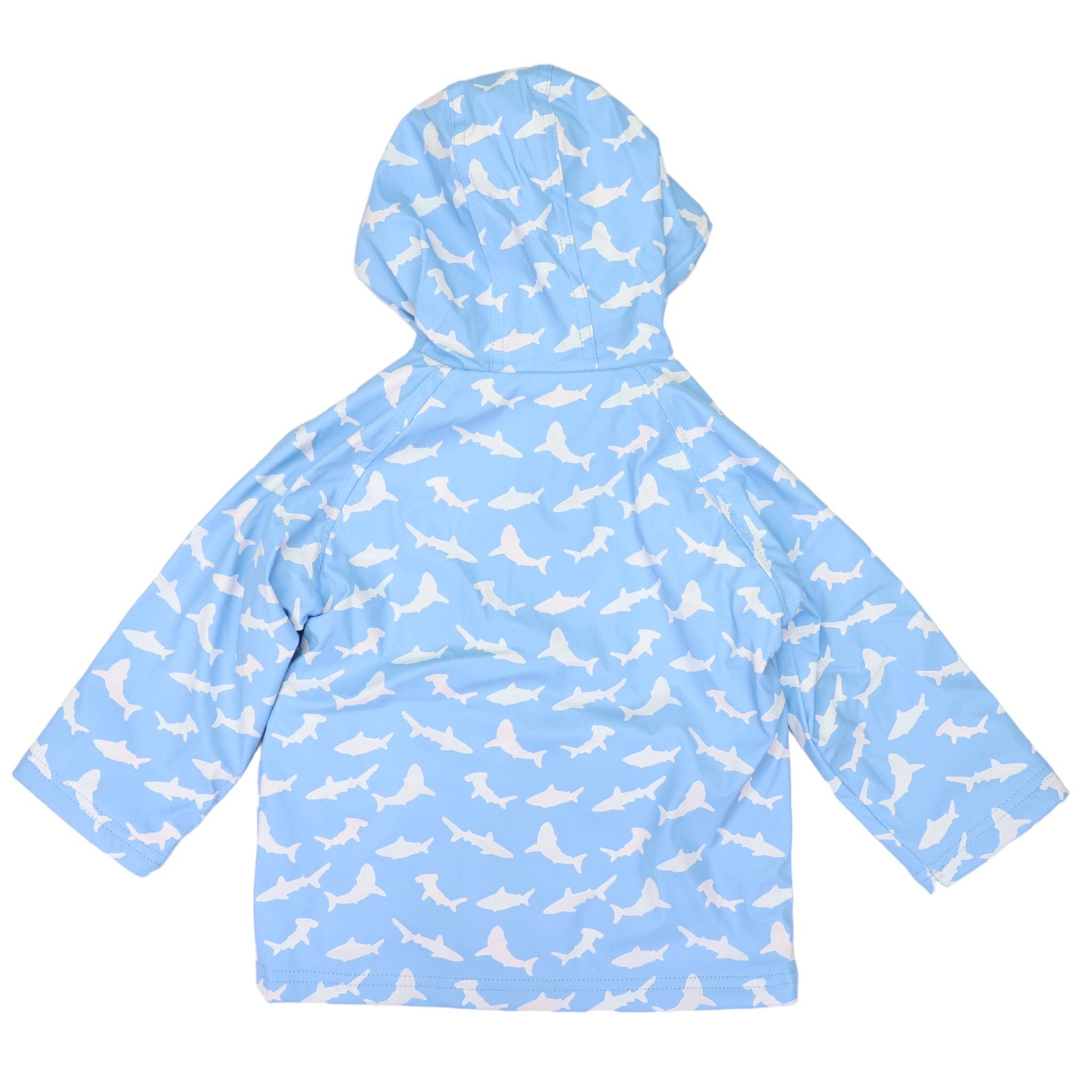 Shark Colour Change Raincoat Blue for wholesale on Faire3