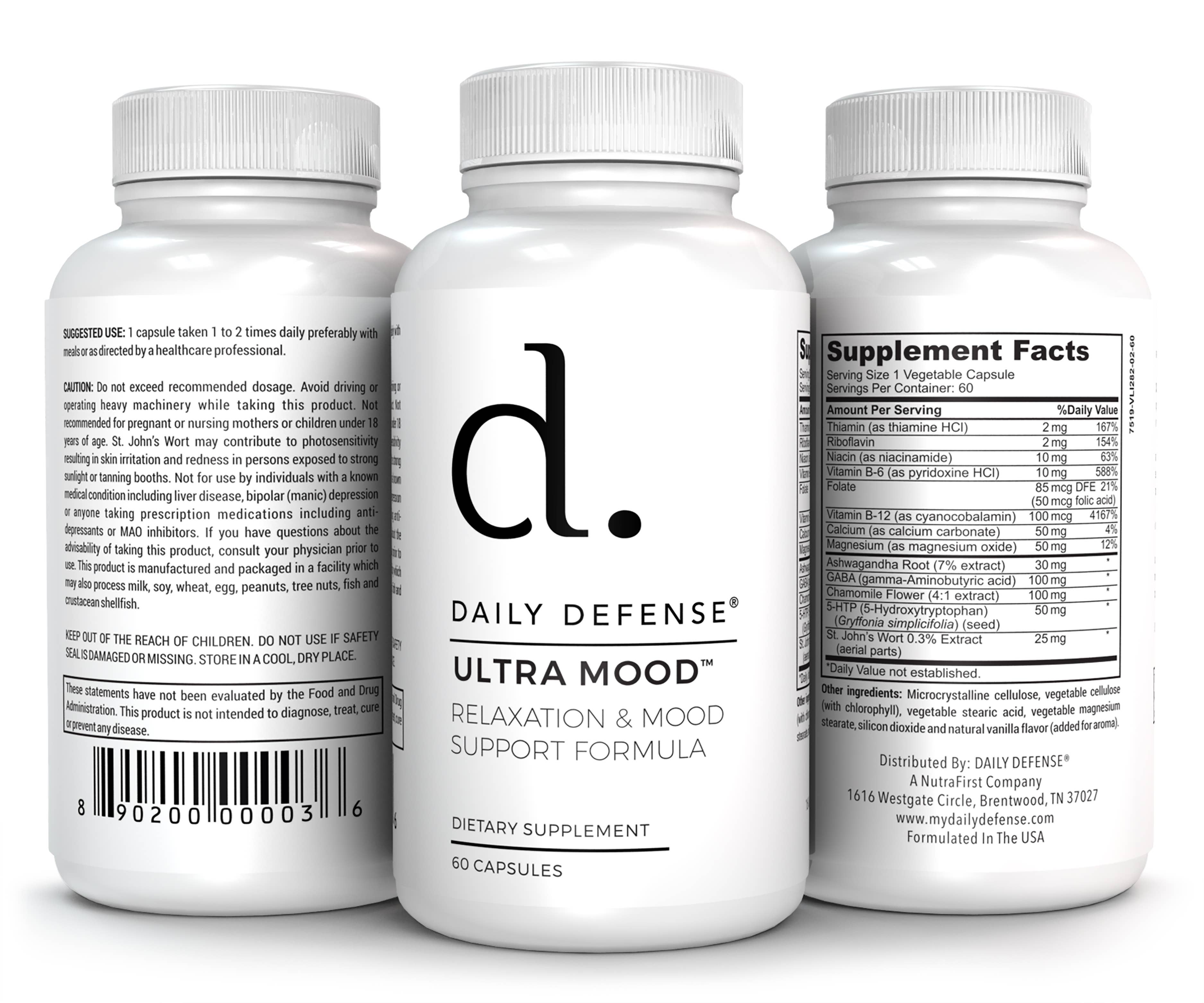 REMOVED BRAND - Wholesale Oral Supplement/Vitamin - ULTRA MOOD™ Relaxation & Mood Support Formula3