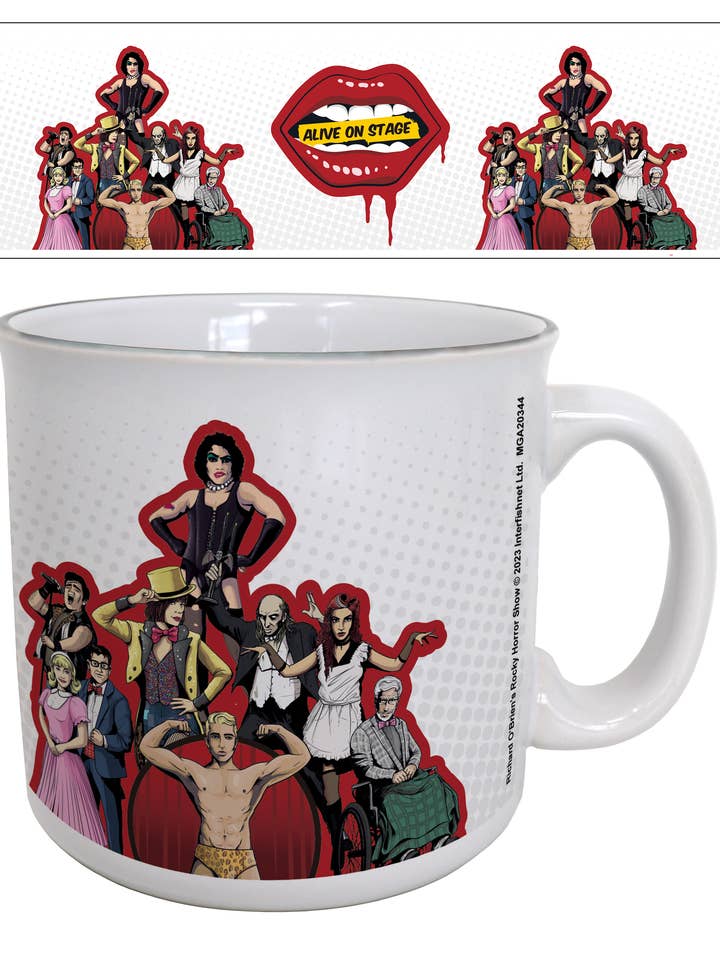 RHS- Full Cast 20oz Camper Mug for wholesale by Pyramid America