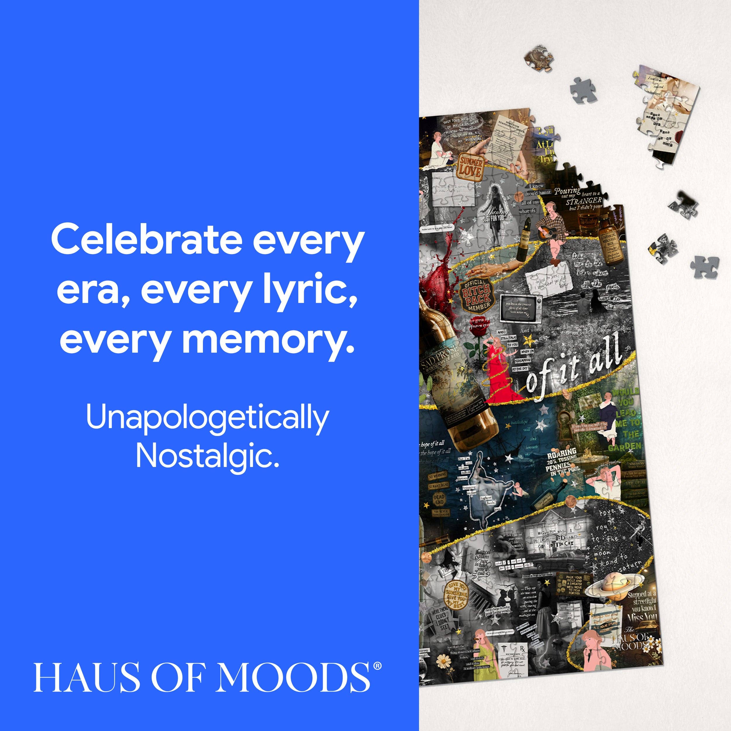 Haus of Moods – wholesale Pussel - Vuxen – Folklore Låttexter & Påskägg Pussel ©12