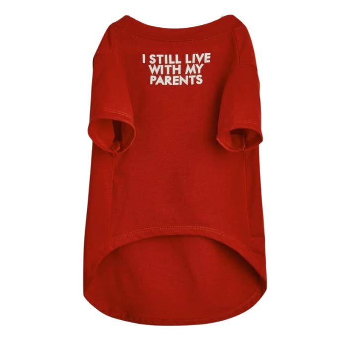 Mighty Pooch – wholesale T-shirt (graphic) – women's – I Still Live With My Parents T-Shirt1