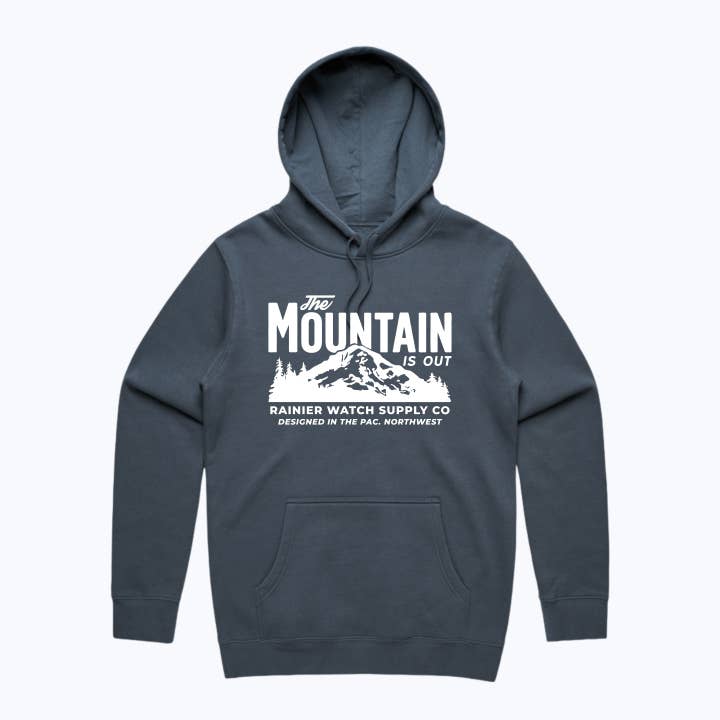 The Mountain is out Hoodie Sweatshirt for wholesale by Rainier Watch Supply Co