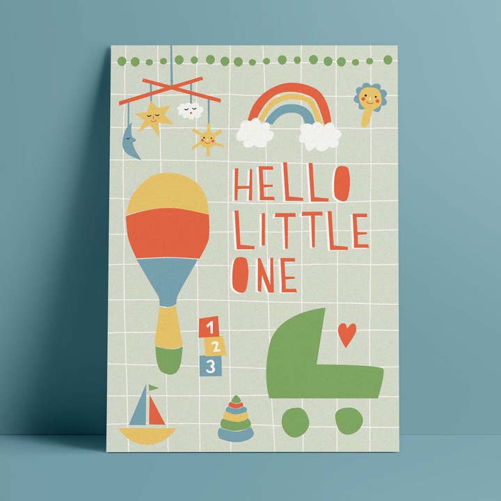 Postal // Pequeno por atacado de Designfräulein