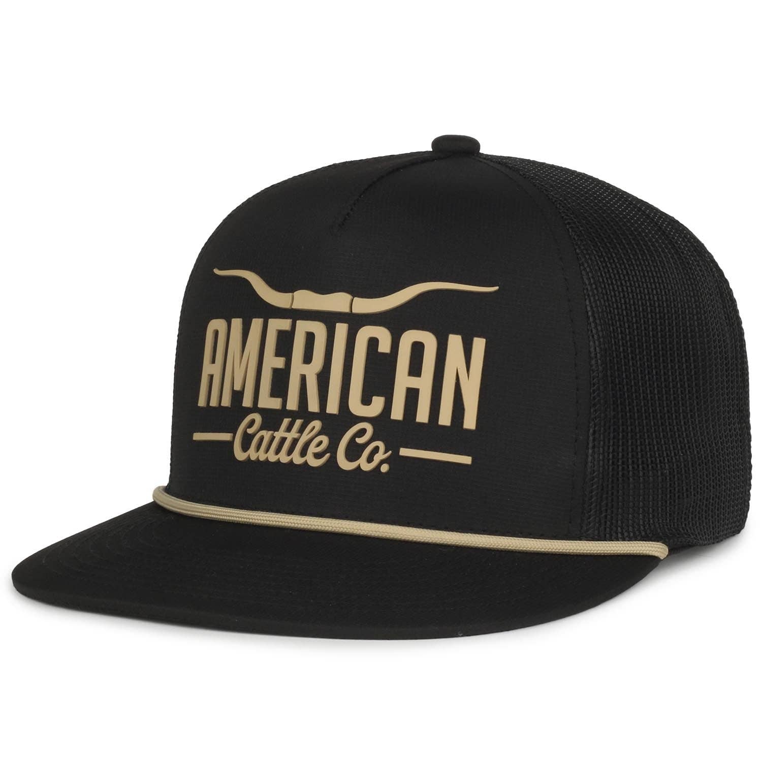 American Cattle Co - Wholesale Trucker Hat - Unisex - Longhorn Hat3