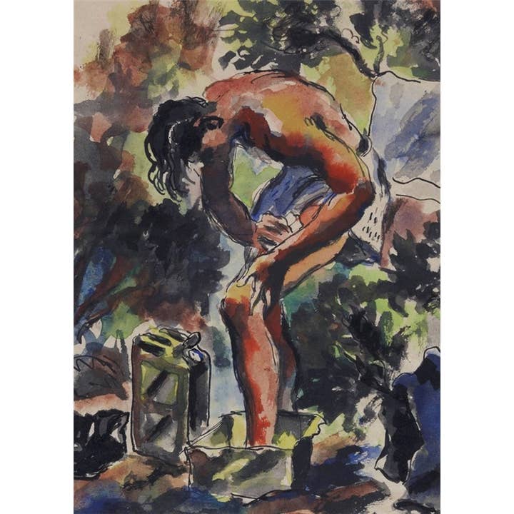 Greeting Card Normandy Toilet for wholesale by Natural Partners Limited