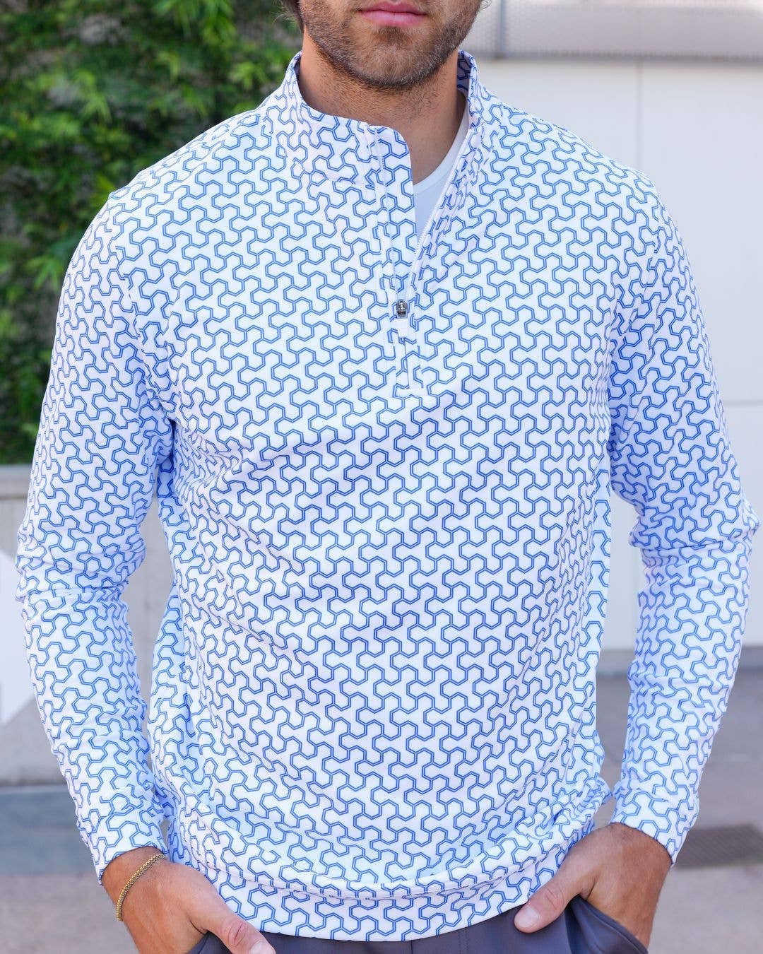 USA Palm - Wholesale Sweatshirt - Unisex - Cloud 1/4 Zip9