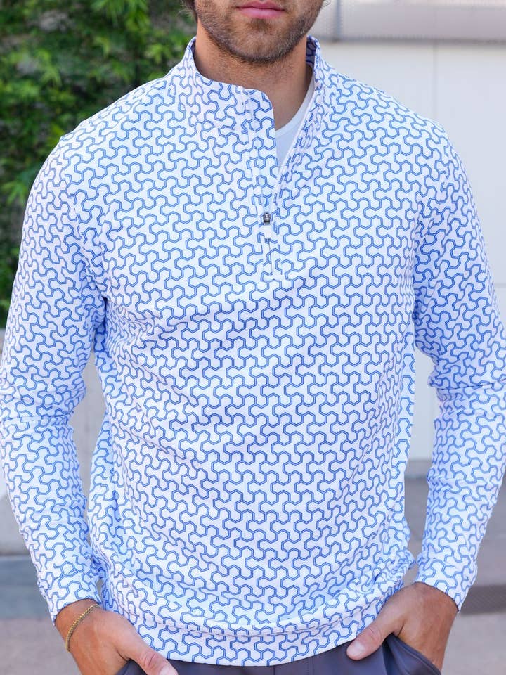 USA Palm - Wholesale Sweatshirt - Unisex - Cloud 1/4 Zip9