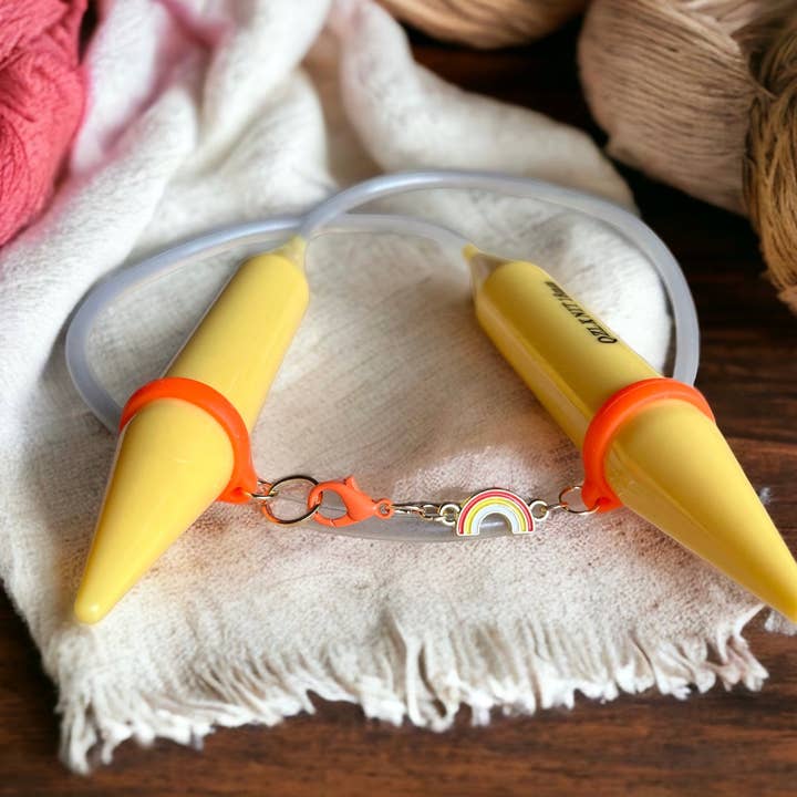 Chunky Needle Cuffs | Needle Huggers | Knitting #3 for wholesale by Happy Day Knitting