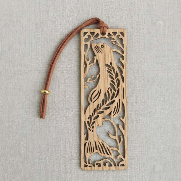 Houten Bladwijzer Zeehond - Signature Collectie voor wholesale door LILLADREY