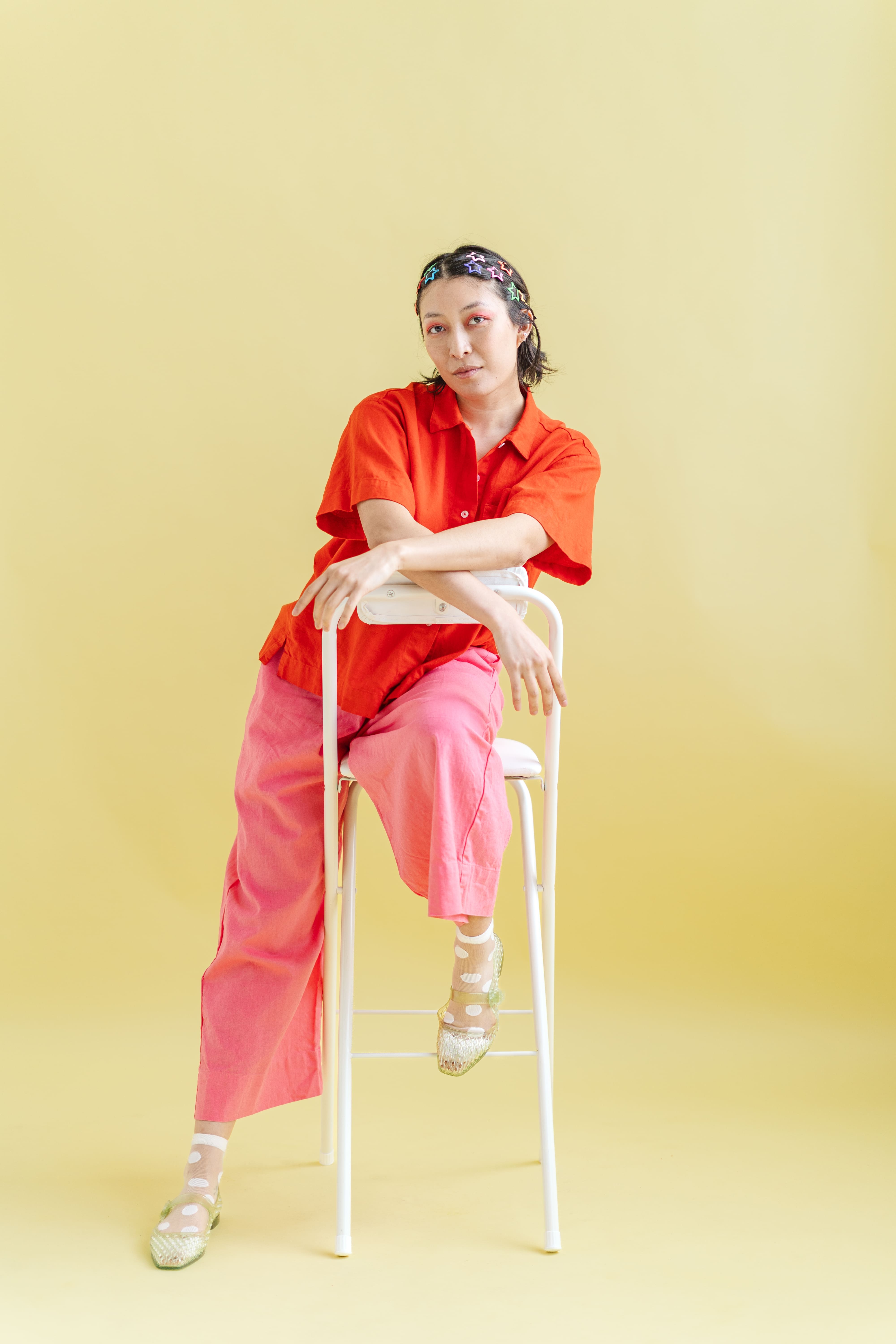 Nettle Studios - Wholesale Pants - Women's - Size Inclusive Plus Size Wide Leg Pant Bubblegum Pink Linen7