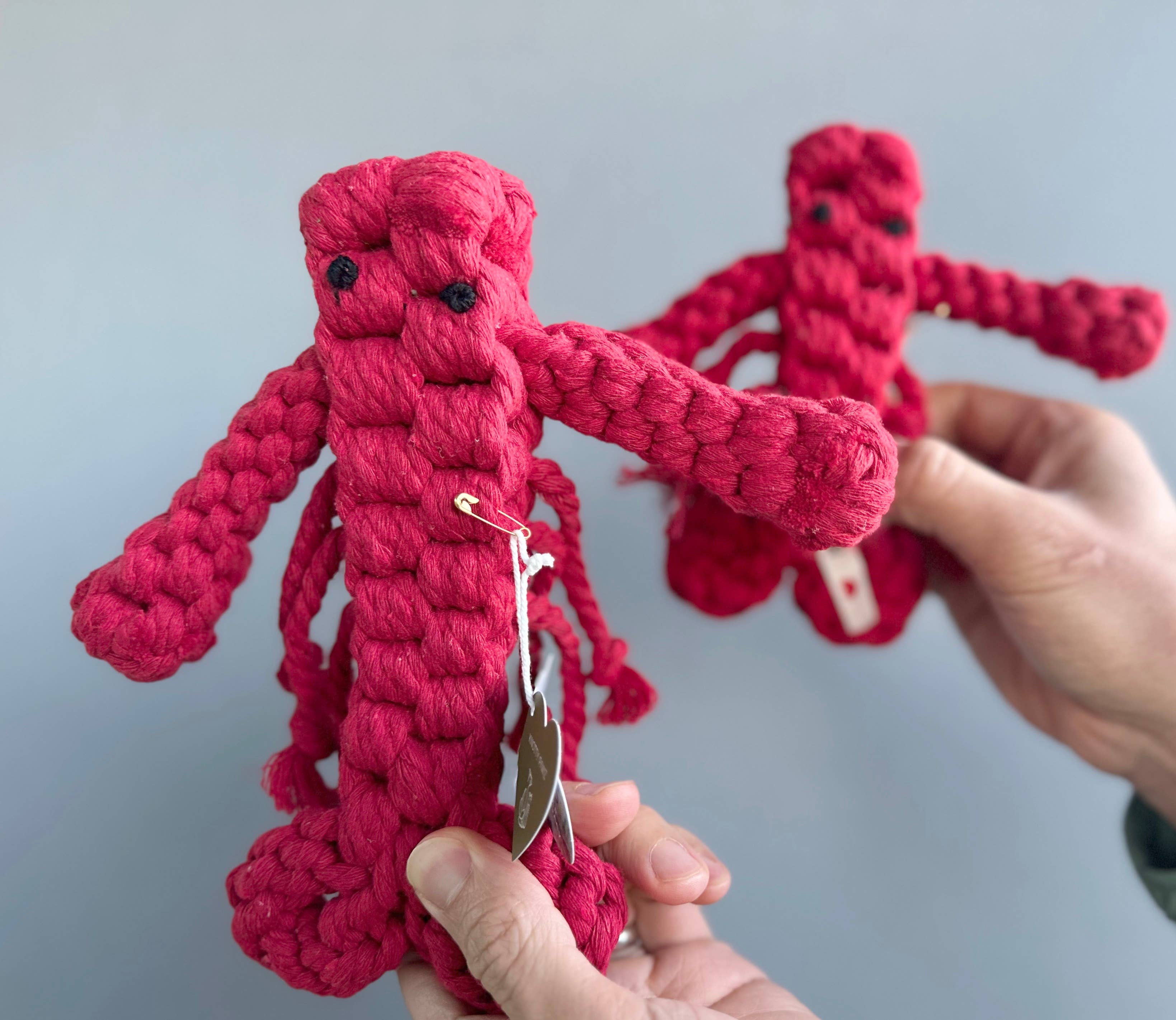 Monli Handcrafted Pet Toys – Corda - Cão por atacado – Brinquedos de Corda Ocean Pals4