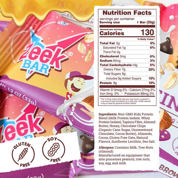 Zeek Kids Bar - Wholesale Snack bar - Brownie Blast Off - 12CT5