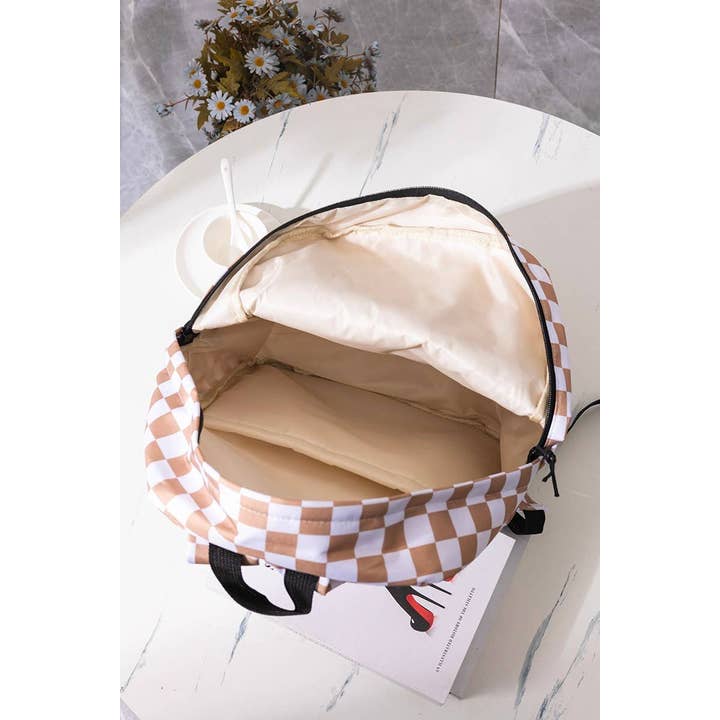 Vanilla Monkey - Wholesale Backpack – Women's - Trendy Checkered Backpack6