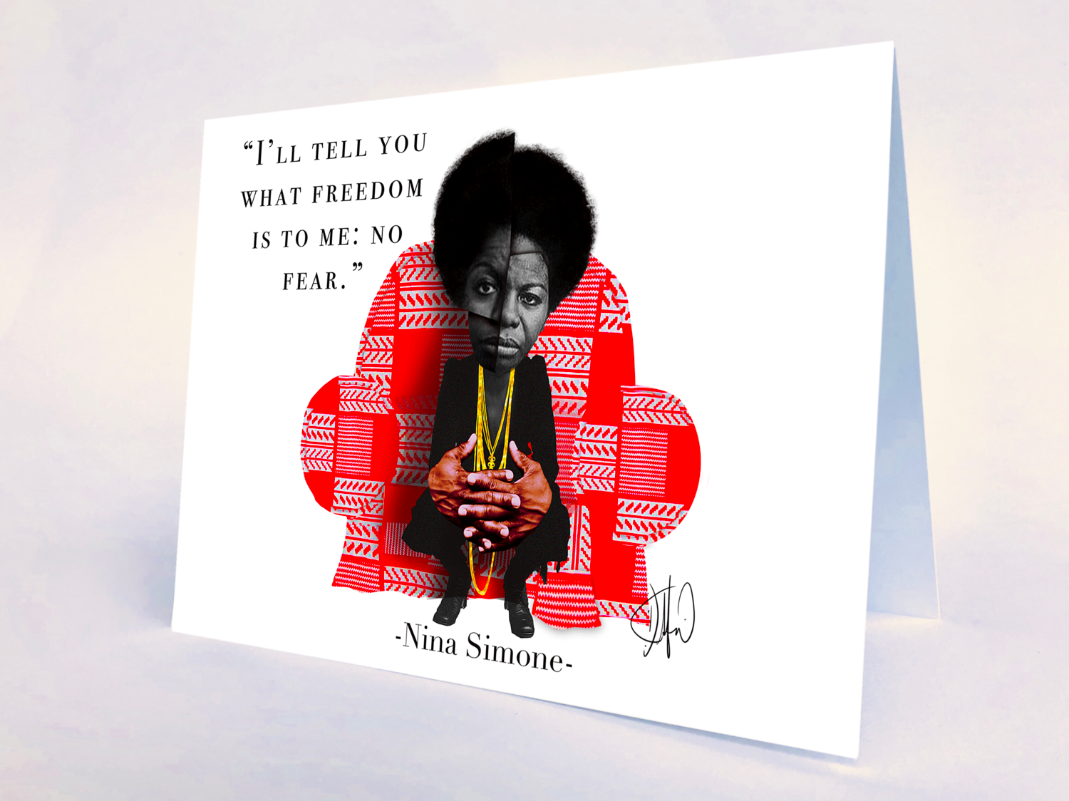 Dafri Studios - Wholesale Everyday Greeting Card - Nina's Freedom Greeting Card2