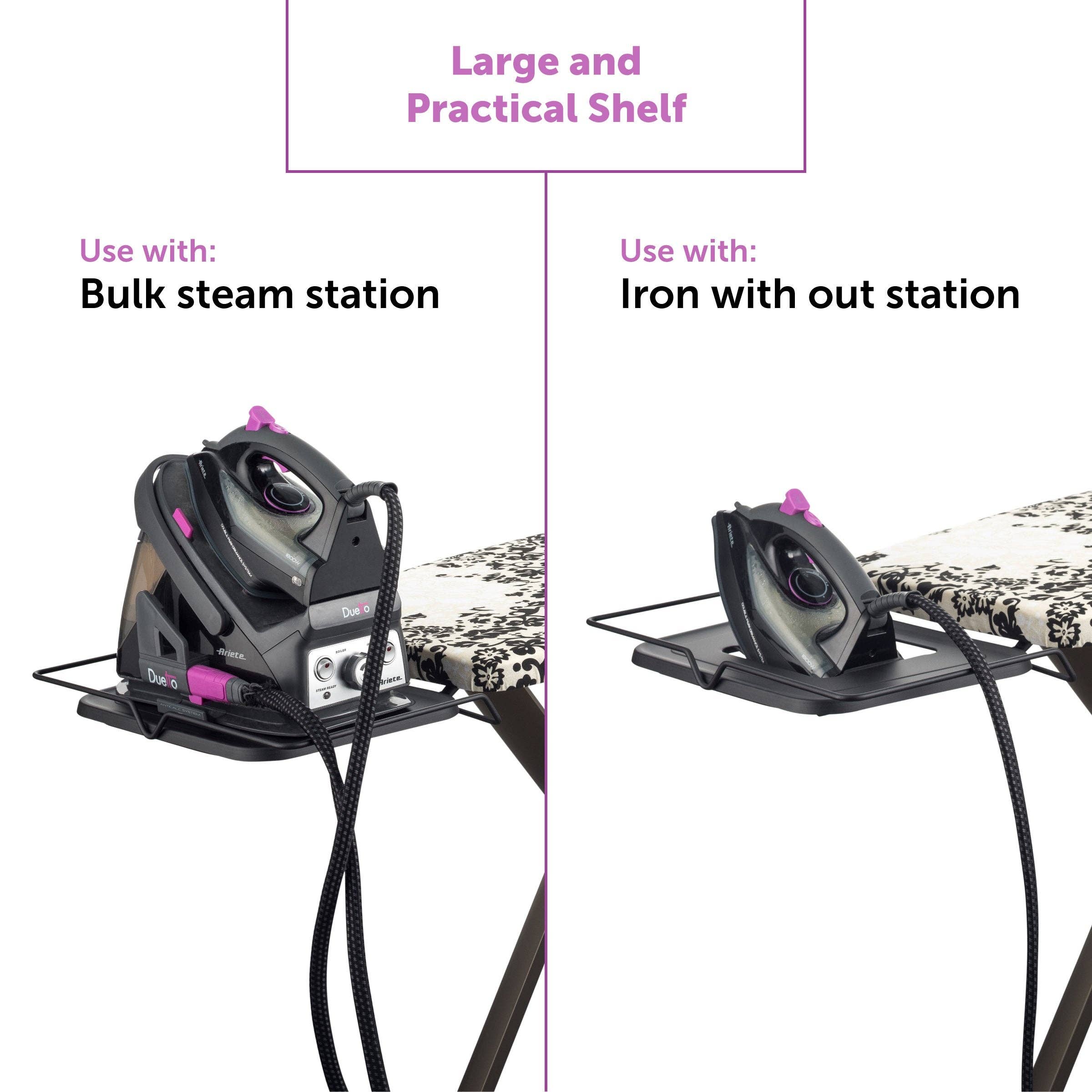 Alpine - Wholesale Ironing board - Bartnelli Pro Luxury Ironing Board - Extra Wide 51x19” Steam Iron Rest, Adjustable Height, T-Leg Foldable, European Made1