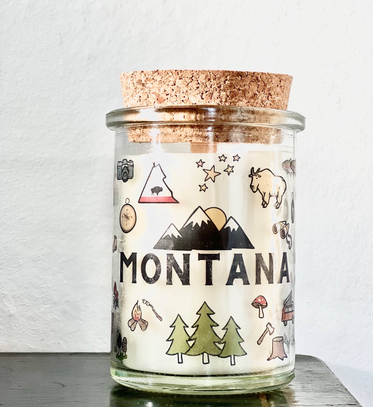The Sacred Wild Candle Co - Wholesale Jar/Filled Candle - "Montana" - Last Best Place - Candle1