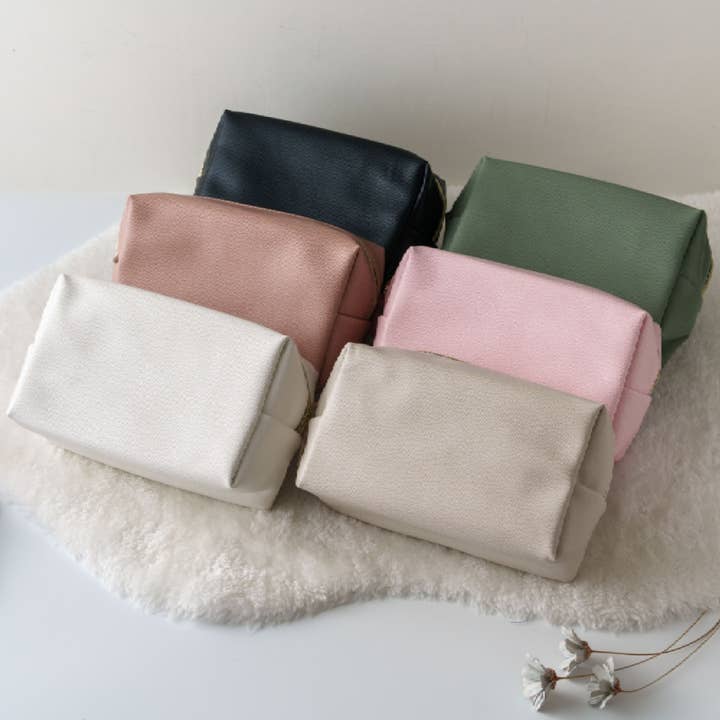 PU Leather Makeup Bag – 6 Colors for wholesale by bewell