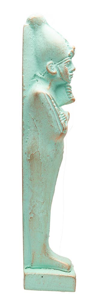 Discoveries, Inc. - Wholesale Decorative Figurine - Osiris Statue Patina Large - 7.5" - Egyptian God5