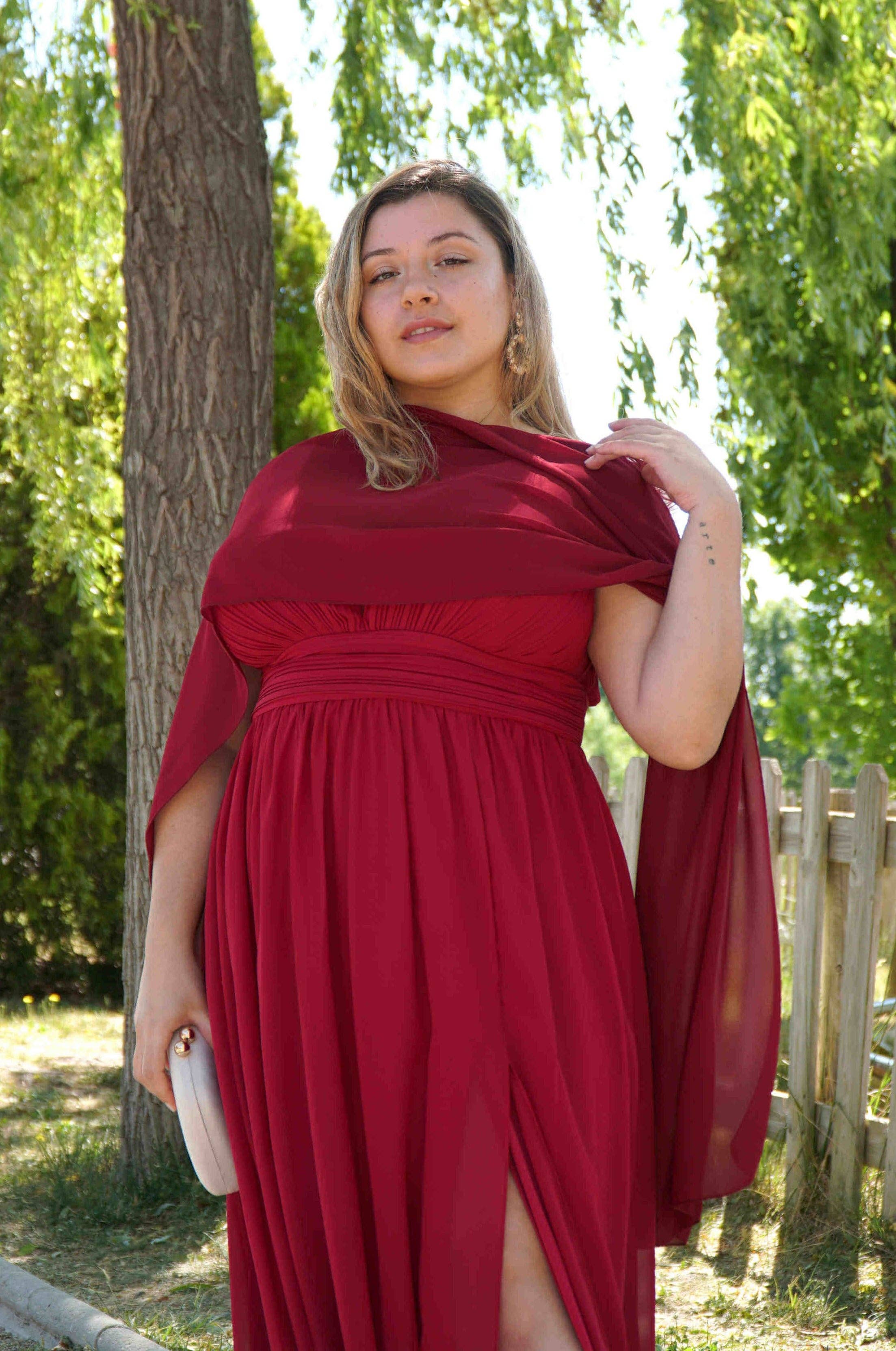 Invitadissimas - Wholesale Dress - Women's - Basic chiffon shawl 45x100cm16