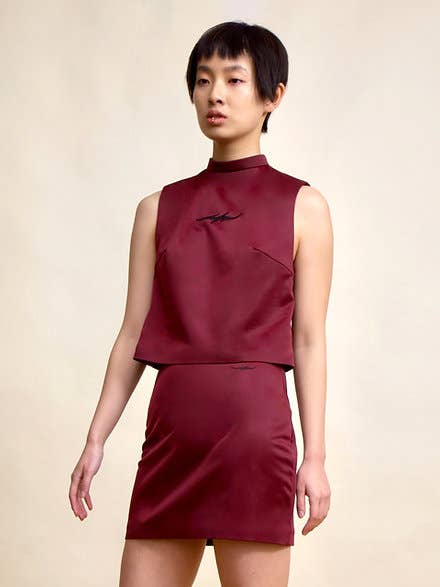 Rock - Valande - Rot - Schwarzes Logo für den Großhandel von VOLROSE