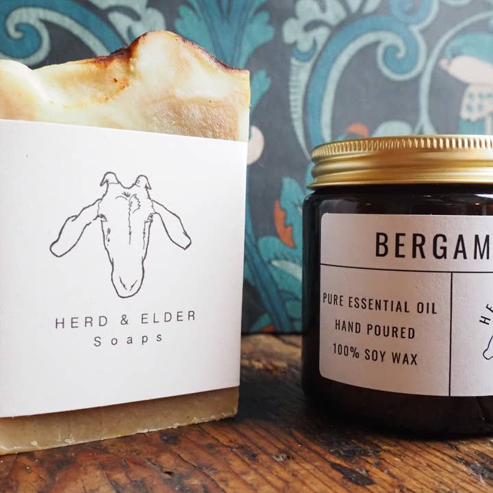 BERGAMOT ESSENTIAL OIL - SOY WAX CANDLE for wholesale by Herd & Elder