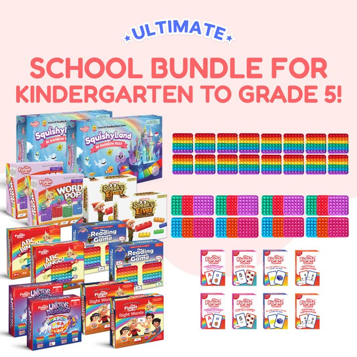 Ultimate School Bundle for K-5. for wholesale by The Fidget Game