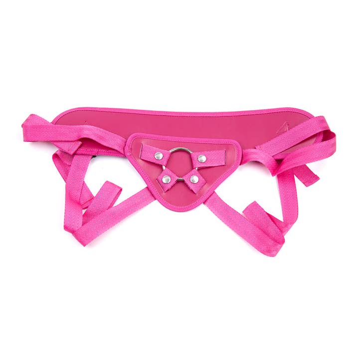 Strap On - Vegan Leather Harness - Pink for wholesale by Plesur Body Products