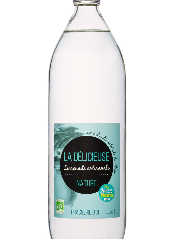 Natural Organic Delicious Lemonade 1 liter for wholesale by Brasserie d'OLT