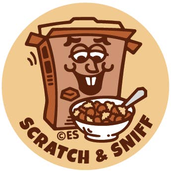 EverythingSmells, LLC - Wholesale Sticker - Chocolate Cereal EverythingSmells Scratch & Sniff Stickers1