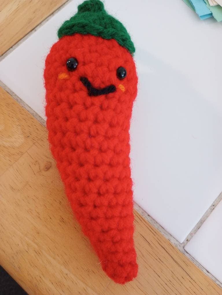 Cold Stream Crafts - Wholesale Stuffed/Plush Toy - Kids & Baby - Crochet Chili Pepper Plush2