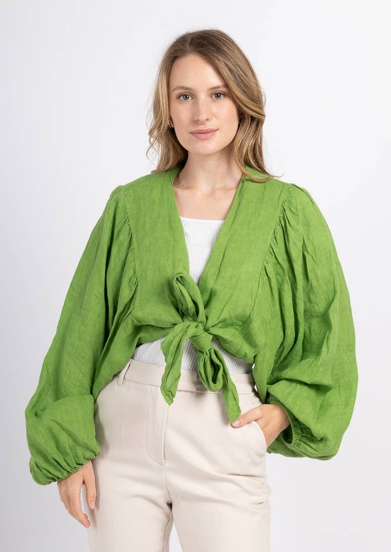 LINEN & COTTON HOUSE - Vente Chemisier – femme - 56811 100 % LINEN GILET 12