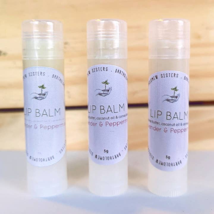Lip Balm - Lavender and Peppermint for wholesale by Bartholomew Sisters